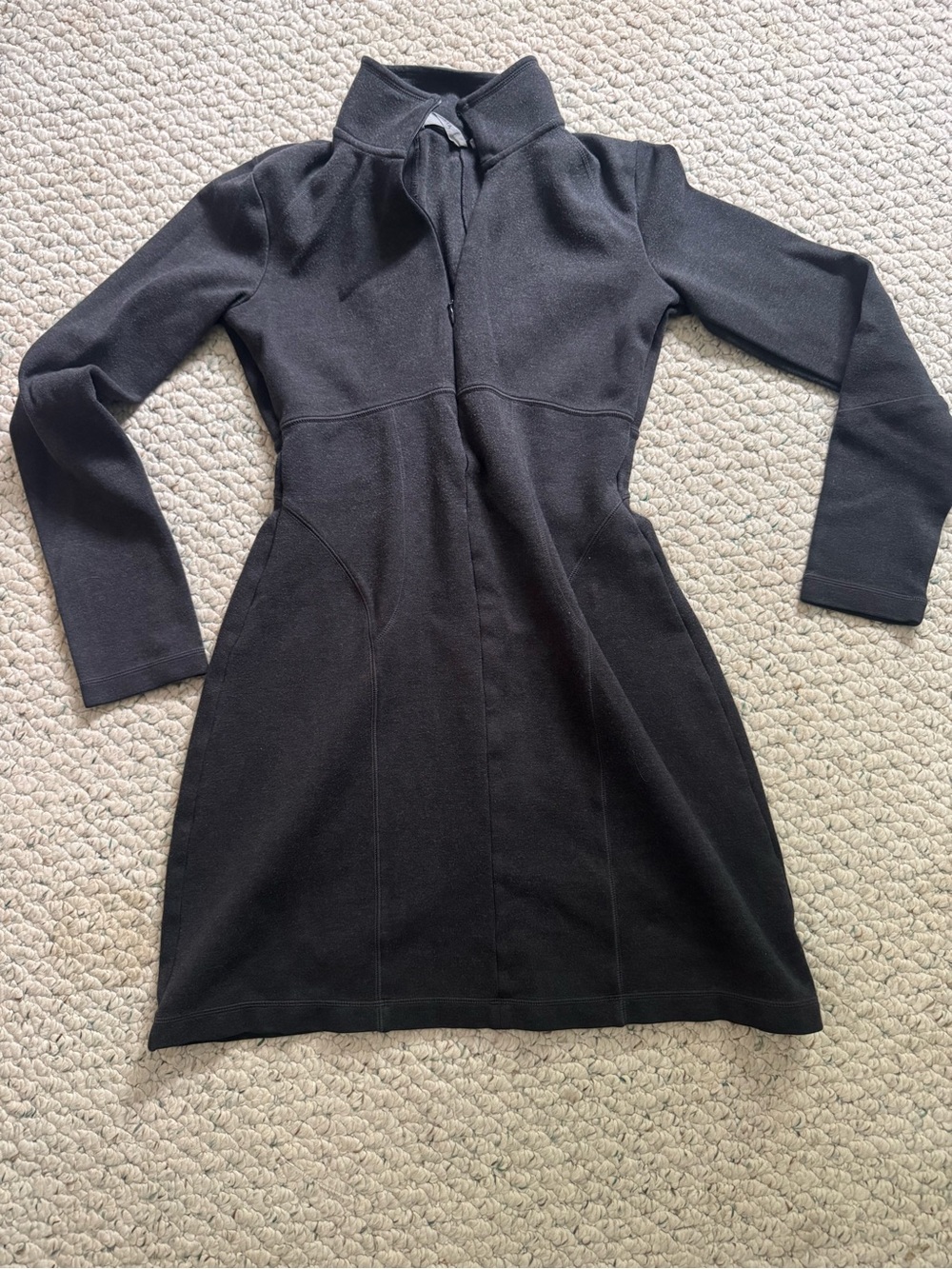 Athleta Long-Sleeve Zip Front Dress